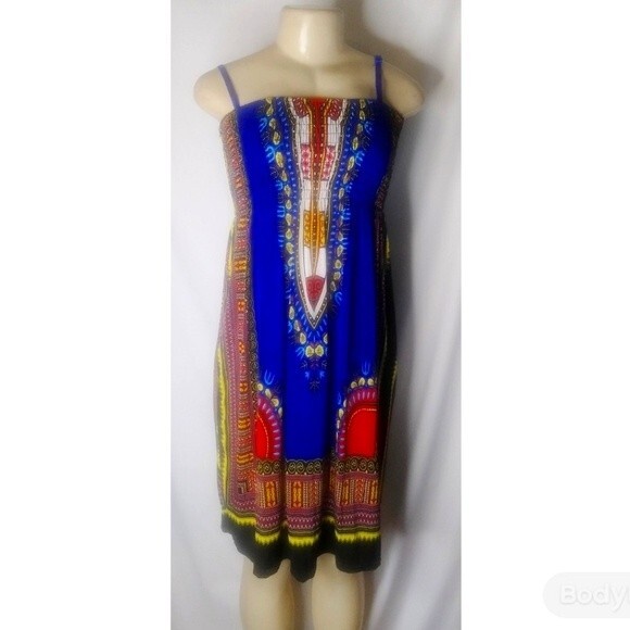 Blue Midi Dress - Picture 1 of 4